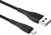 BOROFONE USB кабель 8-pin BX37 2.4A, 1 метр (чёрный) 5421