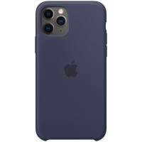 Чехол Silicone Case iPhone 11 Pro (тёмно-синий) 5613