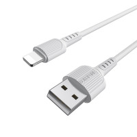 BOROFONE USB кабель 8-pin BX16 2.4A, 1 метр (белый) 1763