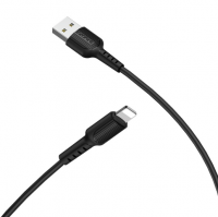 BOROFONE USB кабель lightning 8-pin BX16 2.4A, 1 метр (чёрный) 1763