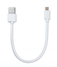 USB кабель micro 2A, 30см (белый) 20082