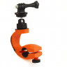 Крепление на трубу пластик амортизирующее голова 360° оранжевое (0128) - Крепление на трубу пластик амортизирующее голова 360° оранжевое (0128)