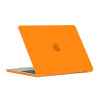 Чехол MacBook Air 15 M2 A2941 (2023г) матовый (оранжевый) 7652