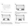 Антивандальная плёнка на корпус клавиатуры MacBook Air 13 (2011-2017) серебро (5275) - Антивандальная плёнка на корпус клавиатуры MacBook Air 13 (2011-2017) серебро (5275)