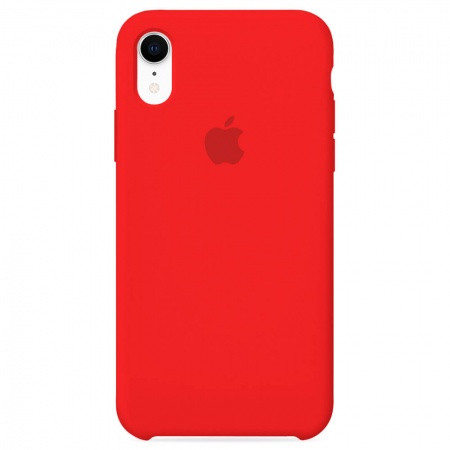 Чехол Silicone Case iPhone XR (красный) 6019
