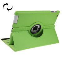 Чехол Книжка 360° кожаный для iPad 2 / 3 / 4 (зелёный) 0375