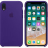 Чехол Silicone Case iPhone XR (фиолетовый) 38074 - Чехол Silicone Case iPhone XR (фиолетовый) 38074