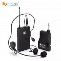 FIFINE Беспроводной петличный микрофон (2шт) модель K037B для камеры / телефона (8042)