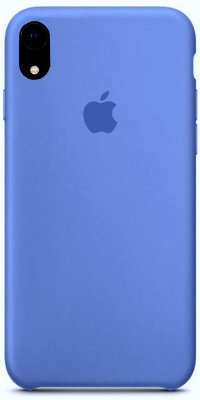 Чехол Silicone Case iPhone XR (тёмно-голубой) 3816