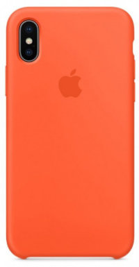 Чехол Silicone Case iPhone XR (оранжевый) 8050