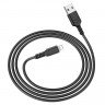 HOCO USB кабель lightning 8-pin X62 2.4A 1 метр (чёрный) 4191 - HOCO USB кабель lightning 8-pin X62 2.4A 1 метр (чёрный) 4191