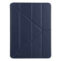 Чехол для iPad Air 4 10.9 (2020) Smart Case тип Y leather PU + TPU крышка (тёмно-синий) 1872