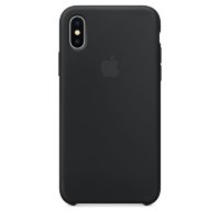Чехол Silicone Case iPhone X / XS (чёрный) 6776