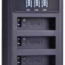 BATMAX ЗУ зарядное устройство док-станция LCD экран для 3х АКБ аккумуляторов для GoPro 4 (3823) - BATMAX ЗУ зарядное устройство док-станция LCD экран для 3х АКБ аккумуляторов для GoPro 4 (3823)