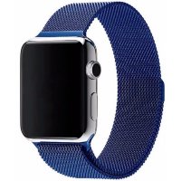 Ремешок Apple Watch 38mm / 40mm Миланская петля на магните (синий) 1456