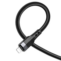 BOROFONE USB кабель lightning 8-pin BU35 2.4A, 1.2 метра (чёрный) 2131