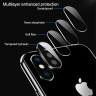 Металлическая защита на камеру iPhone X / XS / XS Max (чёрный) 7273 - Металлическая защита на камеру iPhone X / XS / XS Max (чёрный) 7273