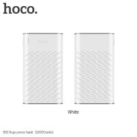 HOCO Внешний аккумулятор Power Bank B31 20000mAh 2.1A (белый) 5205