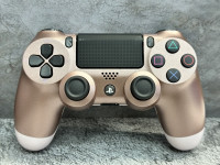 Беспроводной джойстик геймпад DualShock 4 для Sony PlayStation PS4 "Розовый металлик" (PREMIUM) Г45-3195