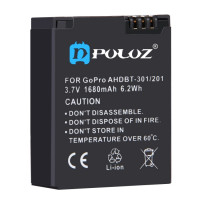 PULUZ АКБ сменный аккумулятор AHDBT-301/302 для GoPro Hero 3 / 3+ 3.7V 1680mAh Li-ion (19444) PU36