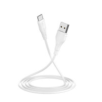 BOROFONE USB кабель Type-C BX18 3A, 1 метр (белый) 1731