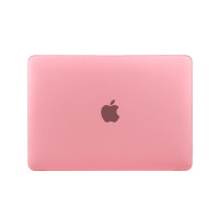Чехол MacBook White 13 A1342 (2009-2010г) матовый (розовый) 4353