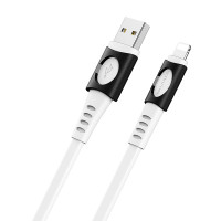 BOROFONE USB кабель lightning 8-pin BX51 2.4A, 1 метр (белый) 6241