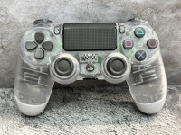 Беспроводной джойстик геймпад DualShock 4 для Sony PlayStation PS4 "Прозрачный" (PREMIUM) Г45-3187