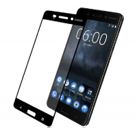 Стекло противоударное на экран для Nokia 6 (2018) / 6.1 (чёрный) 33052