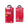 HOCO USB кабель 8-pin U39 2.4A 1.2м (чёрно-красный) 7343 - HOCO USB кабель 8-pin U39 2.4A 1.2м (чёрно-красный) 7343