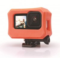 ACTION PRO Чехол кейс поплавок для экшн камер GoPro Hero 9 / GoPro Hero 10 (оранжевый) 45146
