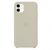 Чехол Silicone Case iPhone 11 (молочный) 5521