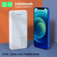 DENMEN Внешний аккумулятор Power Bank DP09 10000mAh (белый) 7272