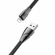 HOCO USB кабель U57 8-pin 2.4A 1.2м (чёрный) 1121 - HOCO USB кабель U57 8-pin 2.4A 1.2м (чёрный) 1121