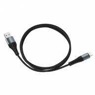 HOCO USB кабель 8-pin X38 2.4A 1м FastCharge (чёрный) 5029 - HOCO USB кабель 8-pin X38 2.4A 1м FastCharge (чёрный) 5029