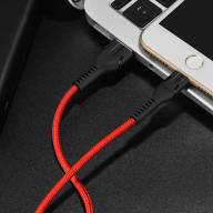 HOCO USB кабель 8-pin U31 1м (красный) 3859 - HOCO USB кабель 8-pin U31 1м (красный) 3859