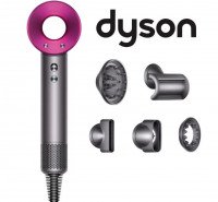 Фен DYSON NoviSea модель Supersonic HD-09 5 насадок (качество Premium) розовый (3183-Г45)