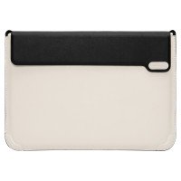 NILLKIN Сумка-папка для MacBook Pro / Air 15" - 16" горизонтальная серии Leather с подставкой (бежево-чёрный) 1758