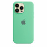 Чехол Silicone Case iPhone 14 Pro (мятный) 1504 - Чехол Silicone Case iPhone 14 Pro (мятный) 1504