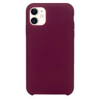 Чехол Silicone Case iPhone 11 (бордо) 5507