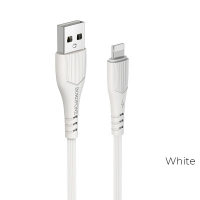 BOROFONE USB кабель 8-pin BX37 2.4A, 1 метр (белый) 5421