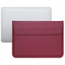 Чехол-конверт для MacBook 15&quot; горизонтальный PU кожа серии Envelope (бордо) 870003 - Чехол-конверт для MacBook 15" горизонтальный PU кожа серии Envelope (бордо) 870003